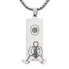 Mac Miller natation pendentif collier marque de mode européenne et américaine hommes et femmes Hip Hop personnalité Couple bijoux de rue A257n