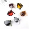 Childrens Sunglasses European And American Folding Glasses Retro Round Frame Shade Baby 240226