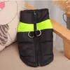 2020 Trend Fashion Waterproof Dog Clothes Winter Warm vadderad reflekterande kappa Pet Vest Cat Jacket Pet Supplies275T