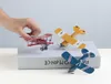 Vintage Wrought Iron Mini Aircraft Model Ornament Creative Car Interior Retro Tin Airplane Home Desktop Decoration Plane Craft 2201012768