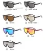 Красочные зеркальные велосипедные очки, мужские спортивные солнцезащитные очки, цельные спортивные очки на открытом воздухе, большие очки, 7 цветов, оптовая продажа