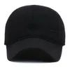Бейсбольные кепки HT3939, зимняя бейсболка, мужская шерстяная шапка-ушанка, 6 панелей, повседневные шапки для папы, дедушки и папы с ушками