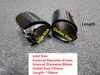 1 Piece M3 M4 Glossy Carbon Fiber Exhaust Muffler Tip for BMW G80 G82 Rear Exhaust System Pipe