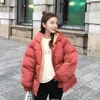 Women's Down Winter Short Parka Women Solid Bubble Jacket Plus Size Hooded Thick Outwear Warm Casual Coat Femme Chaquetas De Mujer