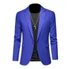 Mode Hommes D'affaires Casual Blazer Noir Blanc Rouge Vert Couleur Unie Slim Fit Veste De Mariage Marié Costume Manteau M-6XL 240304