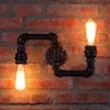 Стеновая лампа Американские творческие лампы Retro Loft Water Pipe Lights Bar Cafe Restaurant Pub Club Club Club Asle Industry Wind Stair Sconce 287c