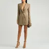 Womens Designer blazer Dress woman Corset Lady Slim Dress Fashion Jackets Pocket Outwear Warm Coats S-2XL