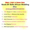 Ketting Oorbellen Set Koningsblauw Nigeriaanse Bruiloft Sieraden Afrikaanse Vrouwen Kristallen Sieraden Kralen Strengen Drop ABL852