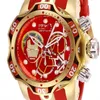 Brésil rouge caoutchouc homme montre Masculino hommes montre montres à quartz hommes invi ta creux affaires militaires montres mâle horloge a1 gif238L