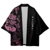 Abbigliamento etnico Samurai giapponese Cardigan Patchwork Anacardi Stampa Oversize Haori Donna Uomo Harajuku Kimono Cosplay Top Camicetta Yukata