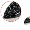 Artı Boyut Kadınlar 33-43 918 Terlik Moda Bling Pullar Daireler Slaytlar Lady Pearl Black White Slipy Hafif Kristal Yarım Ayakkabı 161