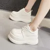 Dress Shoes Tenis De Mujer Increasing Increase Thick Bottom Sneaker Loafers Non-Slip For Woman Soft Cozy Zapatos Wear-Resistant 2024