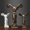 إلهة النصر الأوروبية شخصيات النحت راتنجات الحرف اليدوية الديكور الرجعية التماثيل التجريدية الحلي هدايا الأعمال 210827224C