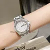 Kobiety oglądają 37 mm wkładkę 32 sztuki Diamentowe zegarki 15500st silikonowy pasek szafirowy lustro powierzchniowe odporne
