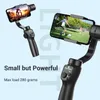 FanGTUOSI F10 3-Axis Foldable Smartphone Handheld Gimbal Cellphone Video Record Vlog Stabilizer 240306