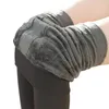 Mangings da donna software con gambetto stretching classico tasche posteriori adatte per l'abbigliamento invernale