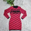 Womens Clothing Women's Dress Wrap One-Piece Knitted Sweater Woman Dresses