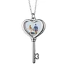 50pcslot Custom Jewelry Sublimation Angel Wing Necklace Pendant med insats och kedja för marknadsföringsgåvor7152983