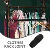 Cabides 2 Pcs Roupas Rack Acessórios Loja Secagem Joint Dobra Plástico Suprimentos Articulações para Racks