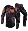 TROY FOX MX 180 Oktiv Trev combinaison de course de Motocross moto vtt BMX vélo maillot pantalon équipement d'équitation ensemble hommes Kits6188250