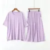 Plus w rozmiarze 7xl 150K Summer Modal Sesty piżamy z krótkim rękawa