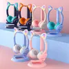 Mobiele telefoon koptelefoon schattig kat oor kinderen Bluetooth hoofdgedragen cartoon K-Song WirelessH240312