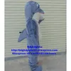 Mascot kostymer grå delfin porpoise havs svin delphinids val cetacean maskot kostym vuxen karaktär välkomnande banque high street mall zx1188