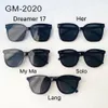 Óculos de sol coreano marca suave gm óculos de sol feminino moda redonda óculos de sol clássico senhora elegante óculos de sol masculino retro eyewear seu my268d