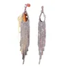 2 stks van dames sieraden Rhinestone Tassel oorbellen luxueuze mode -accessoires voor bruiloftsfeesten 2024 Hot verkopende designer merken Koreaans