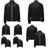 オートバイアパレル2024 F1チームジャケットフォーマ1ドライバーFl Zipper New Season Racing Uniform Windbreaker Mens Black Warm Proof Coat d Otru9