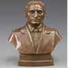 WBY --- 516 BRONZE COPPER CARVING STATUE VLADIMIR PUTIN BUST FIGURINE ART SCULPTURE320D