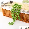 Ghirlande di fiori decorativi 1 pezzo Piante succulente artificiali Fai da te Home Office Decorazioni da giardino Stringa di fiori da parete Appesa Succents Drop Deliver Otxpl