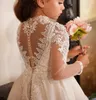 Robes de fille brillante robe à fleurs pour mariage dentelle bouffante paillettes perles manches longues enfants fête d'anniversaire première Communion robes