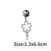 Brooches Korean Pearl Flower Brooch Enamel Animal Bird Lapel Pins Sweater Cardigan Badge Fashion For Women And Men Accessories