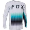 2023 Mens Downhill Jerseys FOX teleyi DH Mountain Bike MTB Shirts Offroad DH Motorcycle Jersey Motocross Sportwear MTB Clothing