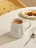 Mugs Household High-Quality Couple Creative Irregular Underglaze Ceramic Breakfast Cup Office Lady Simple Coffee