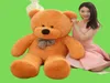 100 cm teddybeer knuffel mooie gigantische beren zachte knuffels poppen kinderen speelgoed verjaardagscadeau voor vrouwen lovers8350201