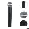 Mikrofoner rollspelintervjuer Mmicrophone Stage Performance Prop Artificial Microphone Wireless Model Endast 1 st.