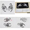 Motorcycle Stickers Sier Metal 3D Scorpion Decal Emblem Badge Motorcycles Tank Fairing6597145 Drop Delivery Automobiles Accessories Ot67M