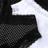 Külot Kadınlar Charmleaks Kadın Tanga Tanga Hipster Panties İç çamaşırı Polka Nokta Yumuşak Streç Cueca Calinha Dantel Kenar Pamuk Krot Krot Breatible 201112 LDD240311