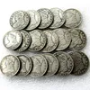 US MIX DATUM 1807-1839 17st. Kappade byst halv dollar Craft Silver Plated Copy Coin Metal Dies Manufacturing Factory 310k