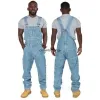 Mannen Cargo Jeans Jumpsuit Big Size Vintage Grote Zak Denim Bib Overalls Homme Casual Verstelbare Bretels Lange Broek Streetwear