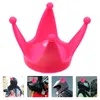 Motorcycle Helmets Decoration Suction Cup Crown Ornament Horns Girls Accessories