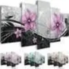 World Art 5 PCS set Modern Prints Flowers Oil Painting on Canvas Wall Art Pictures for Home Living Room Decor No Frame229o