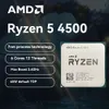 Ny AMD Ryzen 5 4500 CPU R5 4500 Processor 3,6 GHz 6-kärnig 12-thröd 7nm L3 = 8m 100-000000644 Socket AM4 utan kylare