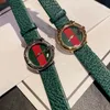 Luxury Brand Quartz Women's Watches High Quality Designer Watches Dark Green Leather Strap Ladies Watch AAA 26mm