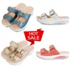 JACKF Fashion Designer tofflor Kvinnor Summer Sandaler Quality Fashion Slippers Platform Casual Sandaler Tryckt Waterproof Beach Fashion Sports Slippers Gai