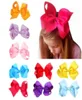 Wysokiej jakości 24 kolory w magazynie 15 cm Wstążka Koktajl do włosów z klipsami Big Solid Bow Hair Clips Akcesoria 4336584