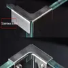 90度ガラスタイルアクリルディスプレイフレームコネクタガラスクランプ固定クランプガラスハードウェアフィッティングL-T237C