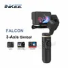 INKEE FALCON Plus Stabilizzatore cardanico Gimbal portatile anti-vibrazione a 3 assi per action cam Hero 11 10 9 8 7 6 5 4 3 Osmo Insta360 240306